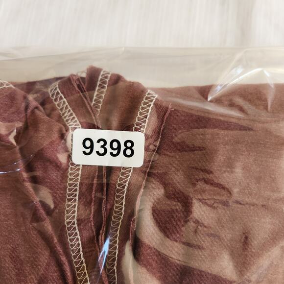 Natural Life Jumpsuit Womens O/S Burgundy Wide Leg Beach Relaxed Boho Minimalist - Picture 16 of 16